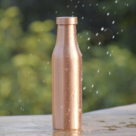 Copper water bottle 950 ml for drinking water | leak proof lid